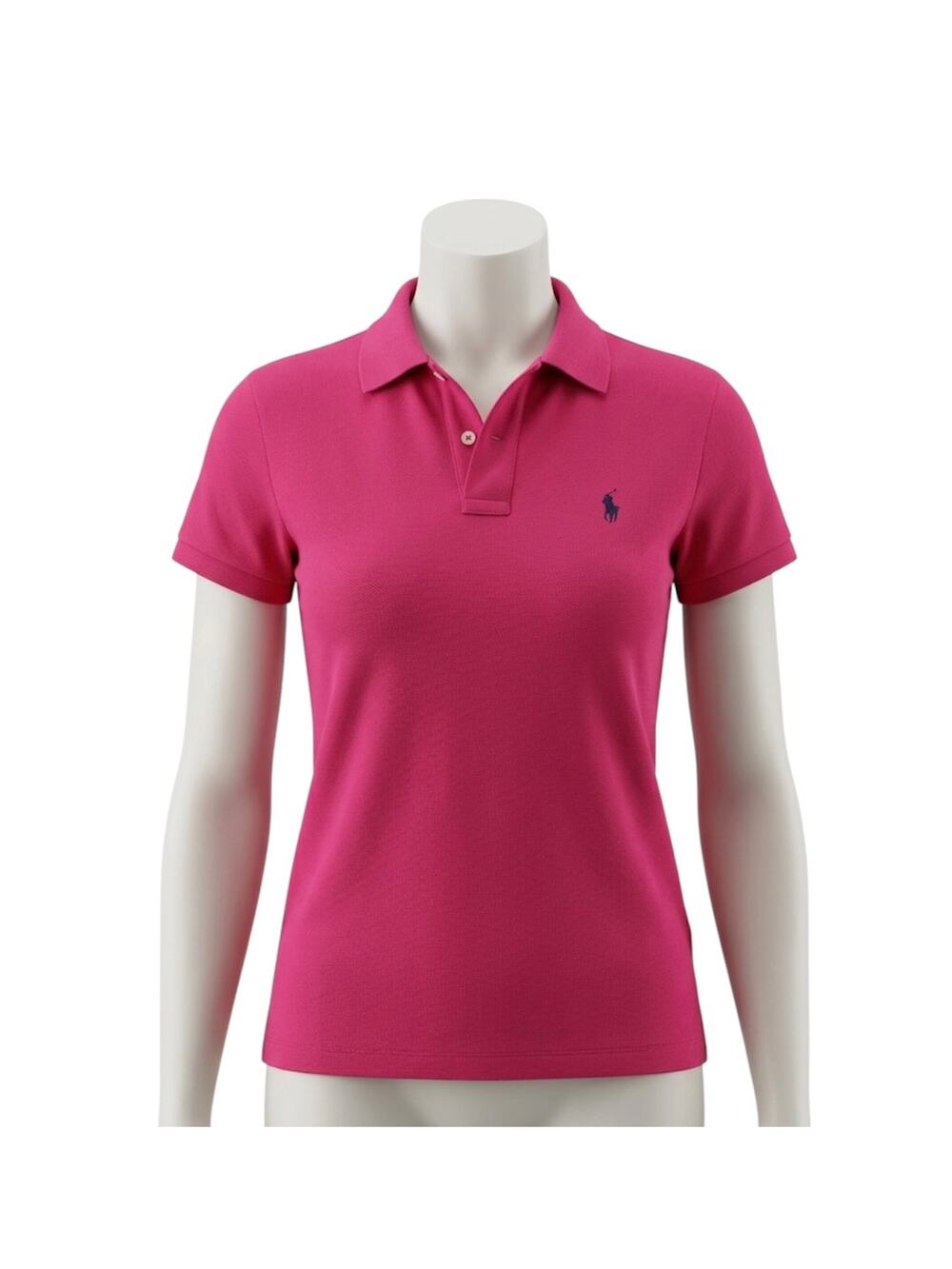 Ralph Lauren Sport Pink Polo Shirt M Medium 100% Cotton Logo Pony